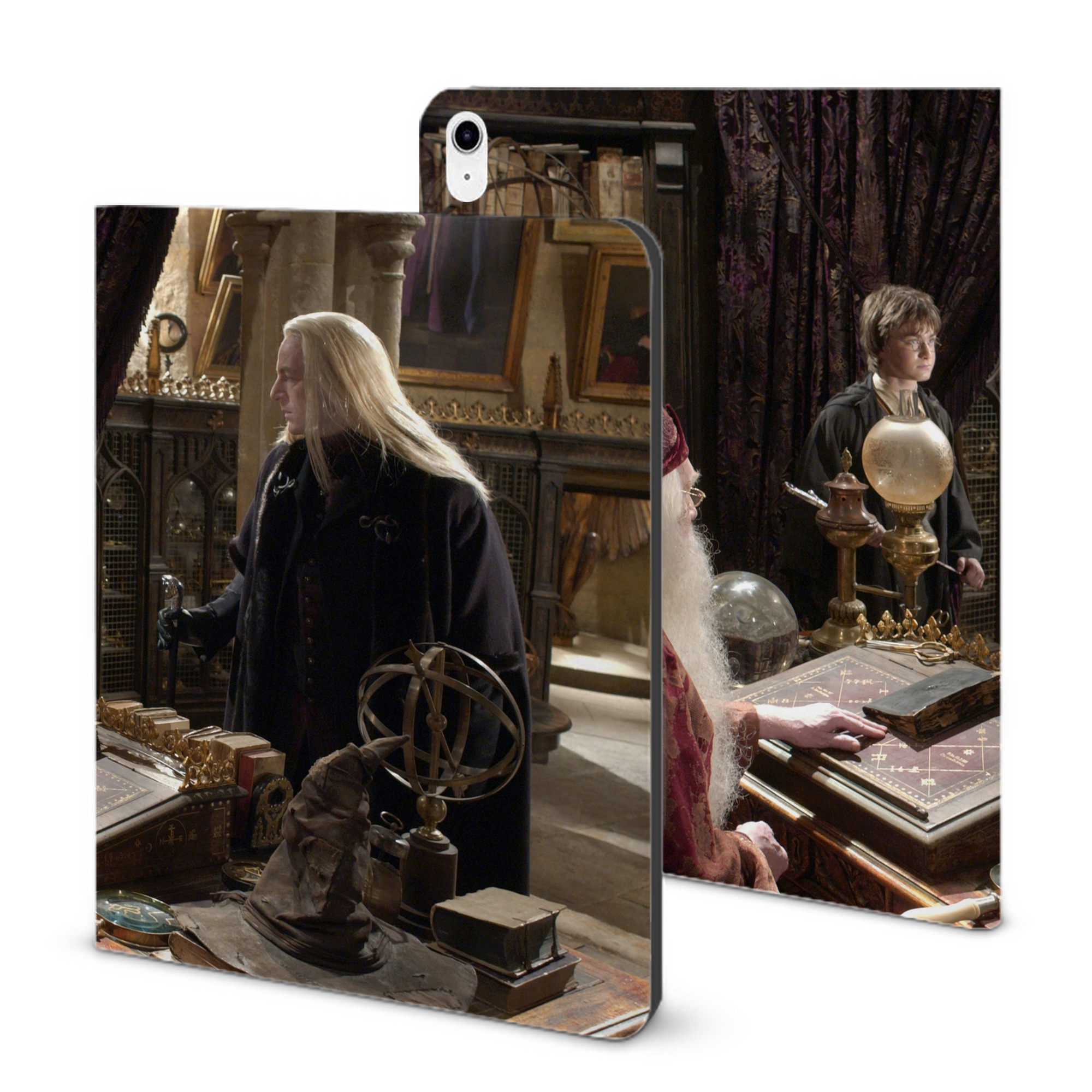 （画像用） Harry Potter ハリー・ポッターシリーズ IPad ケース ブック型 PUレザー TPU 耐衝撃 軽量 薄型 ペン収納なし 全面保護 IPad 各モデル対応
